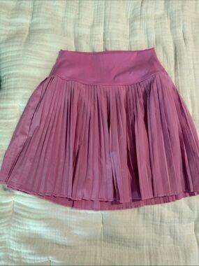 Gilly Hicks Mauve Pleated Circle Skirt